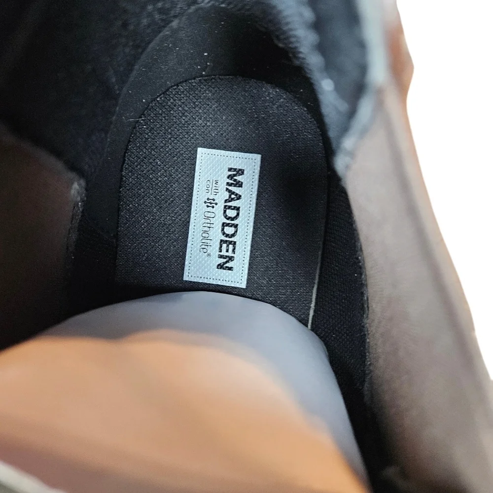 Madden Maxxin Brown Vegan Leather Ortholite 10